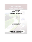 eta/VPG version 3.0 User Manual