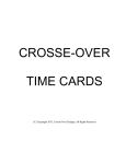 The Time Card user`s manual is available here. - Crosse