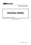 IHS/IHSa SERIES - Adam Equipment