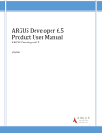 ARGUS Developer 6.5 Product User Manual