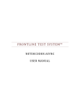 FRONTLINE TEST SYSTEM™ - Frontline Test Equipment