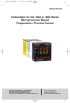 Instructions for the 16A2 & 16A3 Series Microprocessor Based