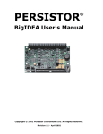 BigIDEA User`s Manual - Persistor Instruments Inc