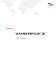 VX76 BASIC PROFILE EDITOR