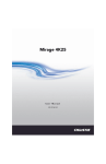 Christie Mirage 4K25 User Manual