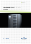 Chloride80-NETUPS Systems from 60 to 500 kVA