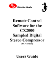 CX2000 remote control PC software guide