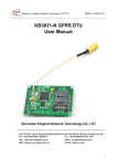 KB3031-N GPRS DTU User Manual - Shenzhen Kingbird Network