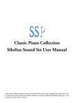 Classic Piano Collection Sound Set User Manual
