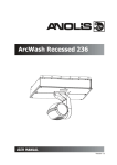 User manual ArcWash Recessed 236