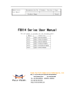 F8X14 Series User Manual User Manual User