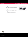 VPL-VW50 - Manuals, Specs & Warranty