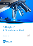 3-Heights™ PDF Validator Shell, User Manual