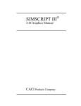 Simscript III Graphics Manual