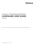 XVaUlt XNVR200/300/400 Hardware User GUide