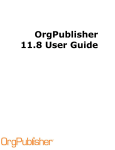 OrgPublisher 11.8 User Guide