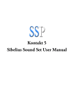Kontakt 5 Sound Set User Manual