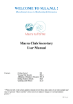 Club Secretary Database User Manual