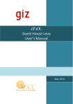 iTAX: Guest House Levy User`s Manual