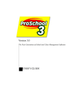 ProSchool User`s Guide - Auburn Electronics Group