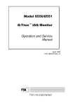 Model 8550/8551 Q-TRAK ™ IAQ Monitor Operation and