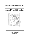 dspstak™ sx DSP Engine - Danville Signal Processing, Inc.
