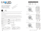 LED T8 ENERGY SAVING TUBE USER MANUAL