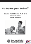 Sound Field User Manual (PACK A, B & C)