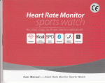 User Manual-Heart Rate Monitor Sports Watch