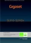Gigaset SL910/SL910A – with the special "touch"