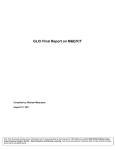 GLCI Final Report on M&E/ICT