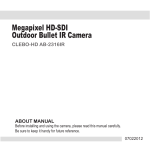 Megapixel HD-SDI Outdoor Bullet IR Camera