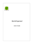 User Manual - MyLifeOrganized