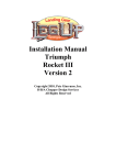 Installation Manual Triumph Rocket III Version 2