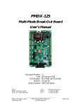 PMDX-125 User`s Manual, revision 1.2