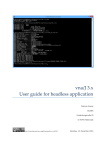 User guide for headless application -