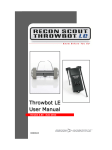 Recon Scout Throwbot LE User Manual