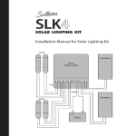 Installation Manual for Solar Lighting Kit