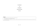 User Manual of DS-600xDI(V3.0)