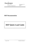 DEP Quick Load Guide