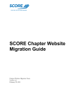 SCORE Chapter Website Migration Guide