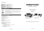 Instruction Manual Hot Plate