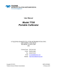 Teledyne API – Model T750 Portable Calibrator
