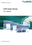 GEO Solar Portal - 2010 GEOPROTEK Solar Technology