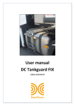 User manual DC Tankguard FIX