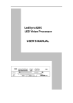 LedSync820C User`s Manual