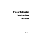 Pulse Oximeter Instruction Manual