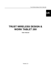 TRUST WIRELESS DESIGN & WORK TABLET 200