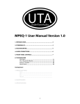 MPEQ-1 User Manual Version 1.0