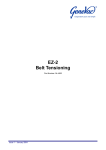 EZ-2 Belt Tensioning